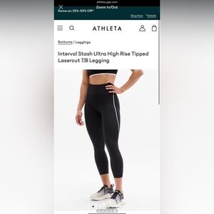 Athleta Black Leggings